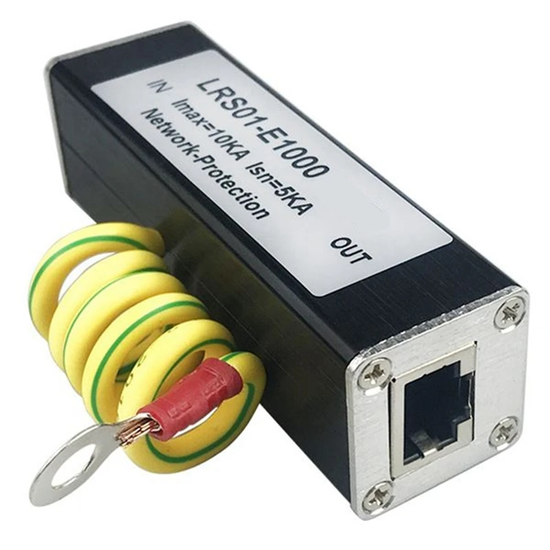 POE 1000M Monitor Camera Surge Protector Network Protector RJ45 Gigabit Ethernet Protection Device Arrester
POE 1000M Monitor Camera Surge Protector Network Protector RJ45 Gigabit Ethernet Protection Device Arrester