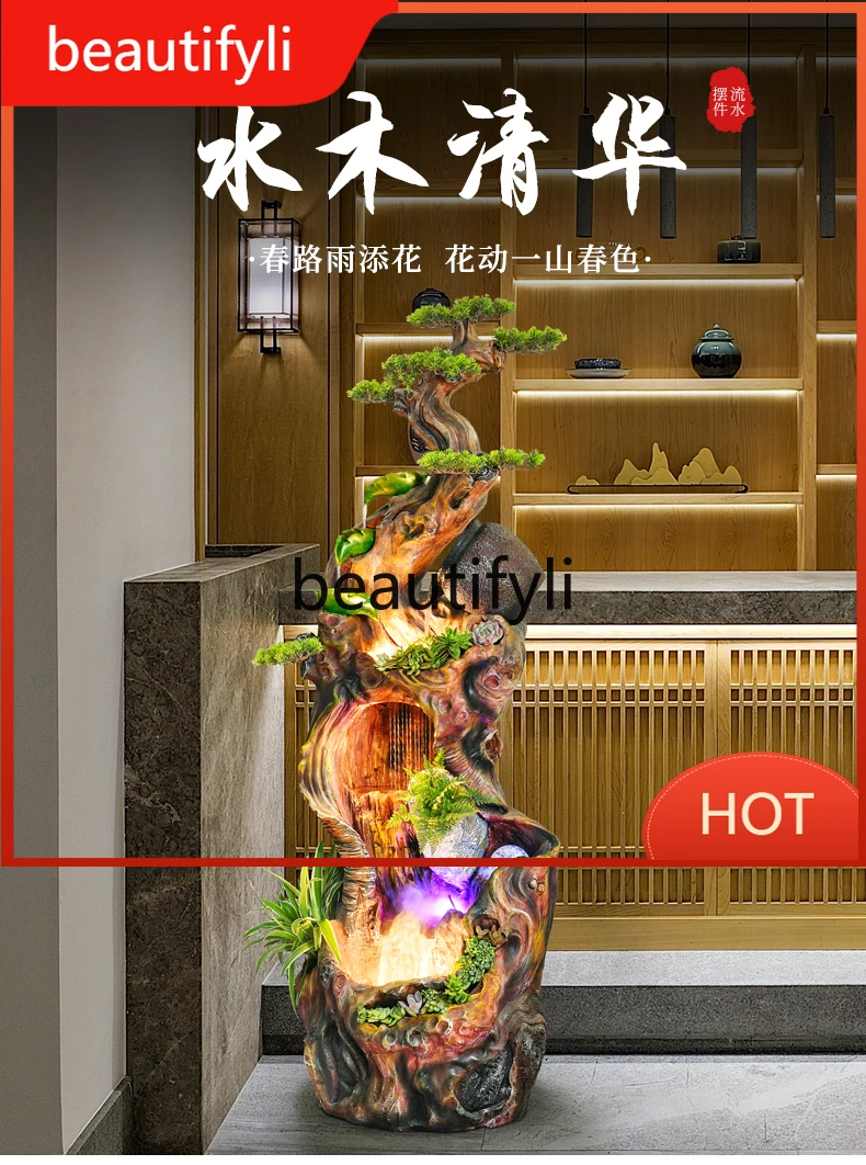 Living room rockery flowing water fountain balcony landscape circulating water system alpine bonsai floor-to-ceiling ornament D8
Living room rockery flowing water fountain balcony landscape circulating water system alpine bonsai floor-to-ceiling ornament D8