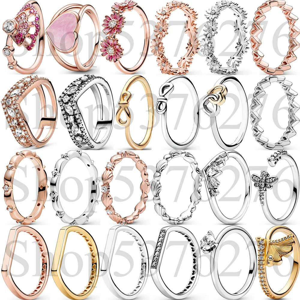 925 Sterling Silver Pear Marquise Double Wishbone Infinity Knot Logo Bar Pink Fan Leaf Fashion Ring For Women Gift DIY Jewelry
925 Sterling Silver Pear Marquise Double Wishbone Infinity Knot Logo Bar Pink Fan Leaf Fashion Ring For Women Gift DIY Jewelry