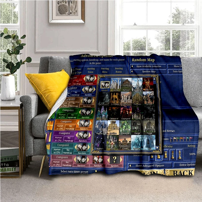 2025 New Style HOMM3 Heroes of Might and Magic Map Treasure Chest Blanket,Soft Throw Blanket for Home Bedroom Bed Sofa Travel
2025 New Style HOMM3 Heroes of Might and Magic Map Treasure Chest Blanket,Soft Throw Blanket for Home Bedroom Bed Sofa Travel
