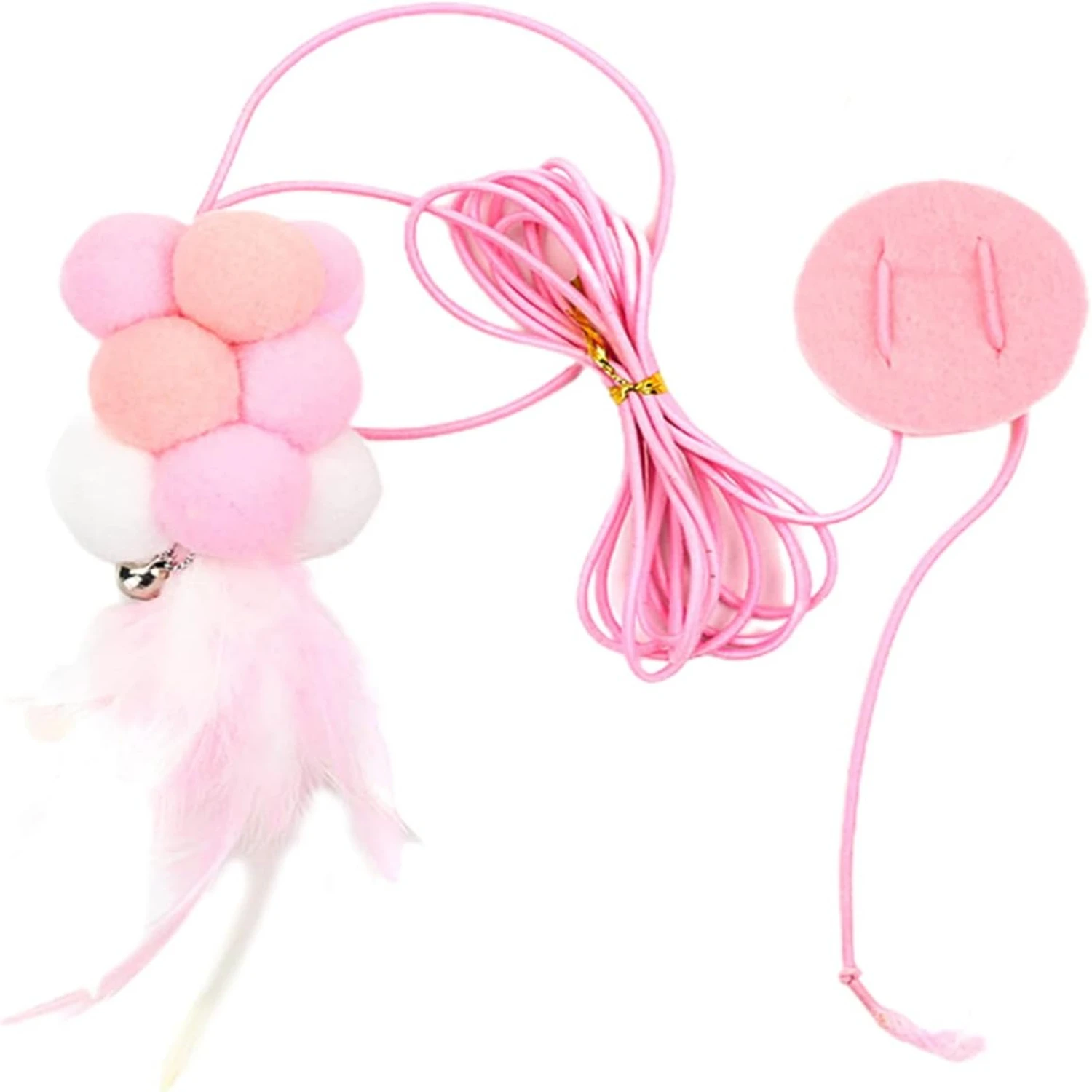 Catnip Toys, Healthy Kitten Teething Chew Toys for Cats & Kittens, Bouncing Cat Rope High Elasticity Interactive Training Retrac
Catnip Toys, Healthy Kitten Teething Chew Toys for Cats & Kittens, Bouncing Cat Rope High Elasticity Interactive Training Retrac