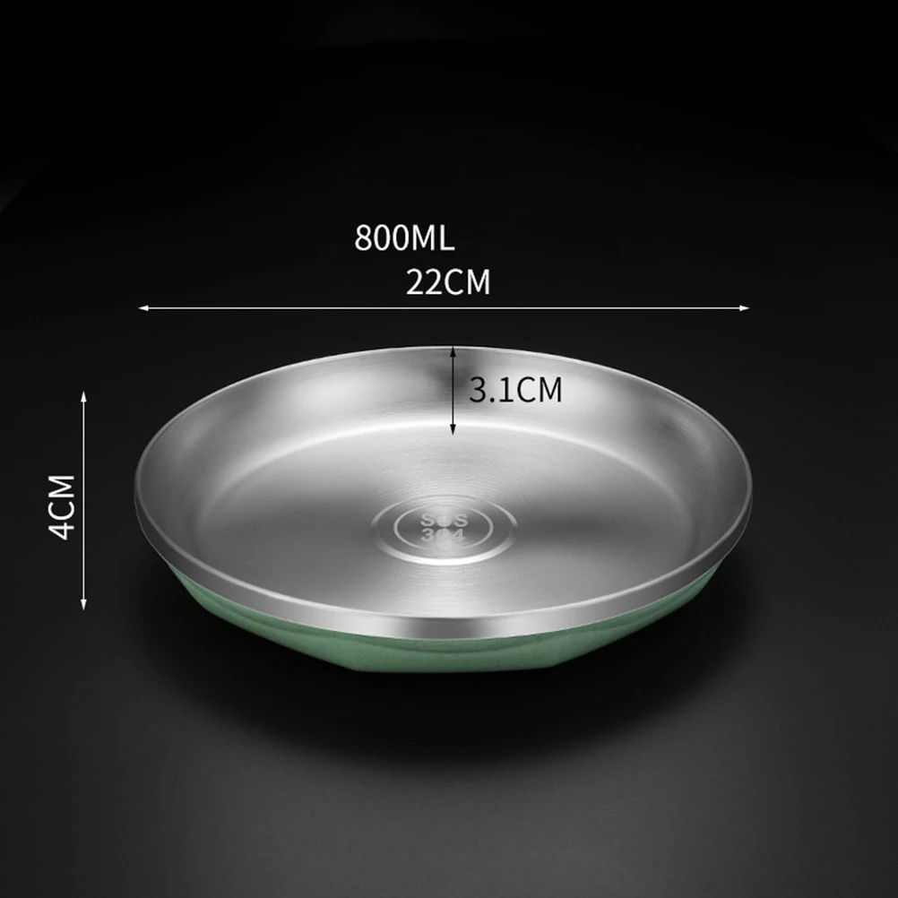 Stainless Steel Plate Round Food Resistant Kitchen BBQ Cake Plates Household Restaurant Hotel Use
Stainless Steel Plate Round Food Resistant Kitchen BBQ Cake Plates Household Restaurant Hotel Use
