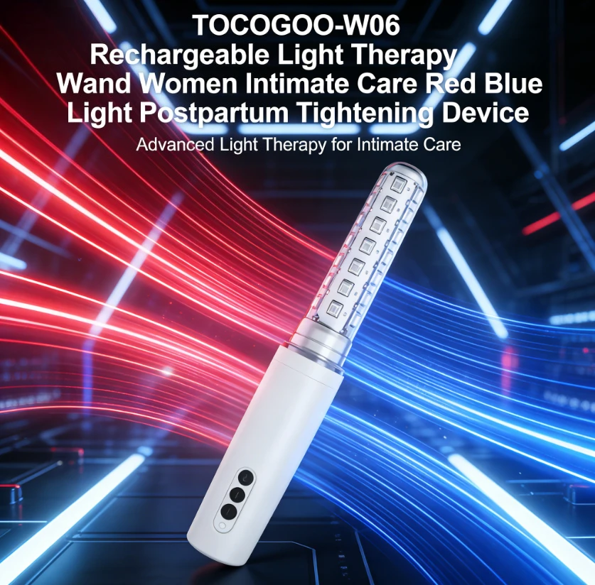 Vaginal Tightening Light Therapy Device Women Intimate Care Wand 450nm Blue 660nm Red Light 3 Adjustable Levels
Vaginal Tightening Light Therapy Device Women Intimate Care Wand 450nm Blue 660nm Red Light 3 Adjustable Levels