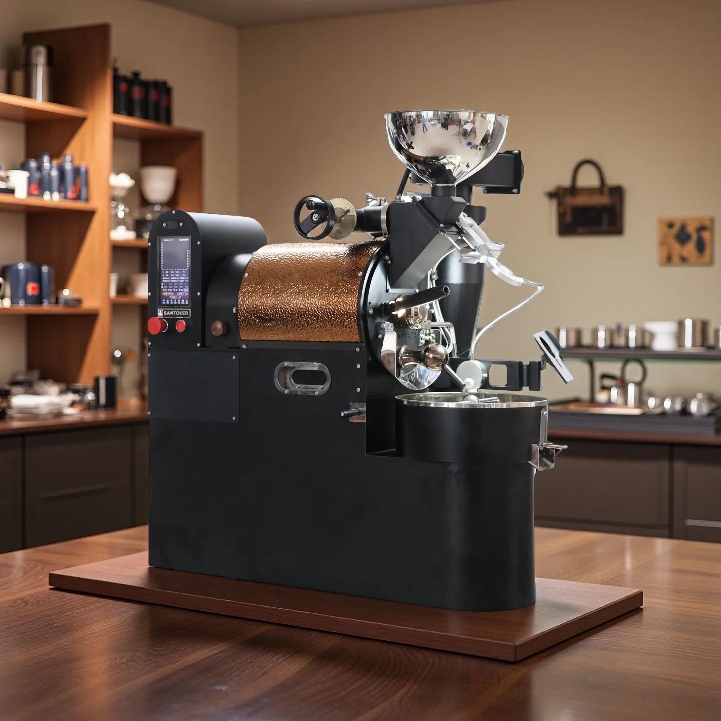 Wintop 2kg Electric Heating Coffee Roaster Commercial Santoker High Quality Coffee Roasting Equipment Machine
Wintop 2kg Electric Heating Coffee Roaster Commercial Santoker High Quality Coffee Roasting Equipment Machine