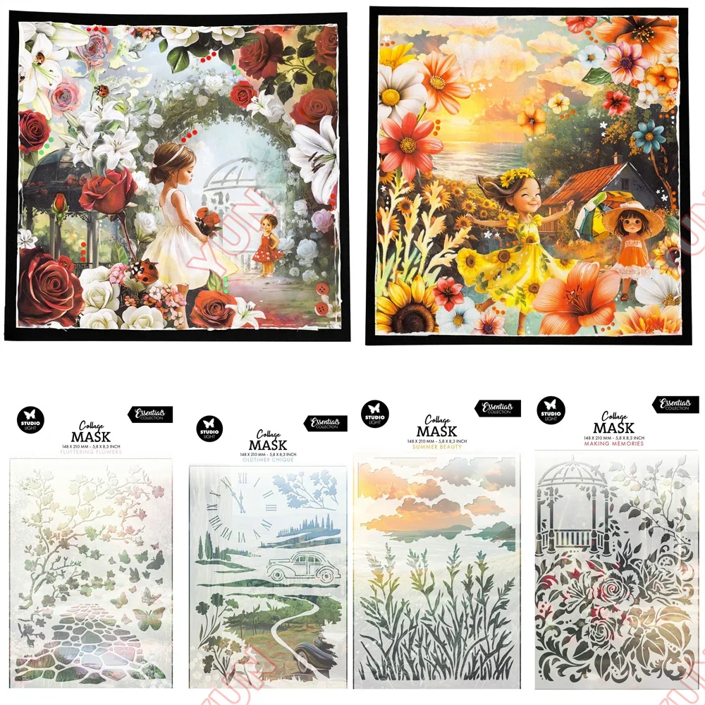 2025 New Stencils Fluttering Flowers Summer Beauty Collage Mask Stencils Dies Stamps DIY Scrapbooking Molds Paper Cards Gift Die
2025 New Stencils Fluttering Flowers Summer Beauty Collage Mask Stencils Dies Stamps DIY Scrapbooking Molds Paper Cards Gift Die