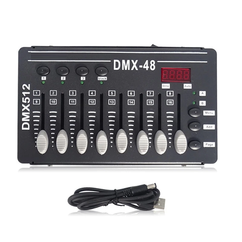 Light Console DMX-48 Controller Bar KTV Moving Head Light Controller Dimming Console Stage Lighting Equipment-A36G
Light Console DMX-48 Controller Bar KTV Moving Head Light Controller Dimming Console Stage Lighting Equipment-A36G
