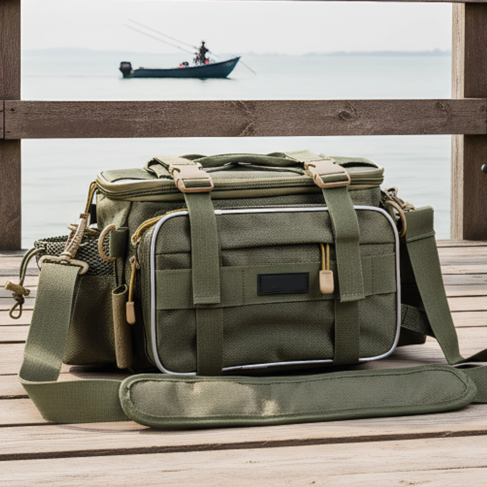 Thickened Tackle Bags Multi-Functional Lure Bag Fishing Gear Organizer (Olive)
Thickened Tackle Bags Multi-Functional Lure Bag Fishing Gear Organizer (Olive)