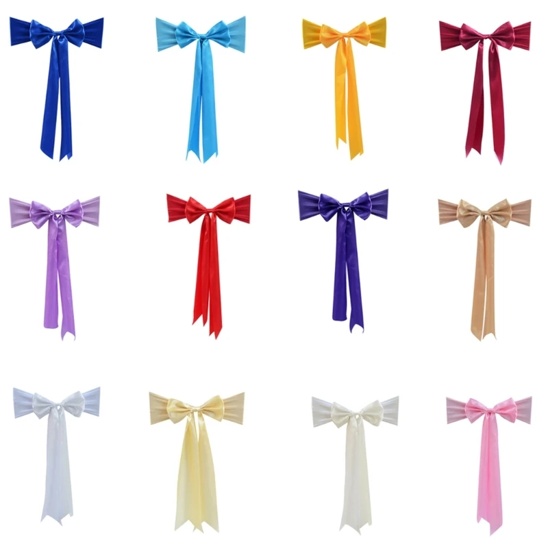 Wedding Chair Back Ribbon Chair Decoration for Chair Cover Colorful Chair Sashes T21C
Wedding Chair Back Ribbon Chair Decoration for Chair Cover Colorful Chair Sashes T21C