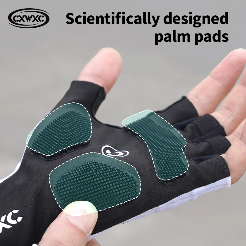 CXWXC Cycling Gloves Half Finger Shockproof Wear Resistant Breathable MTB Road Bicycle Gloves Men Women Sports Bike Equipment
CXWXC Cycling Gloves Half Finger Shockproof Wear Resistant Breathable MTB Road Bicycle Gloves Men Women Sports Bike Equipment