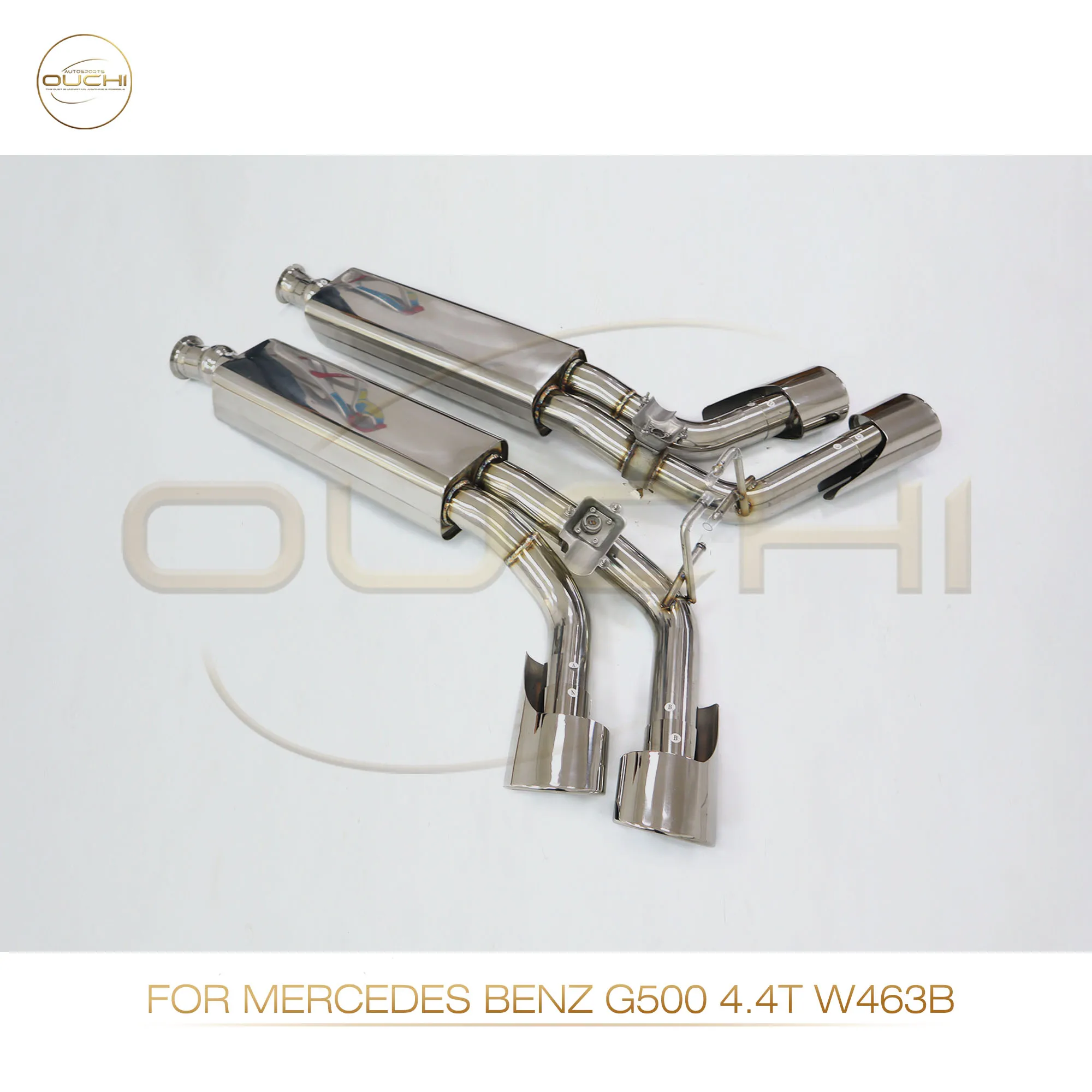 OUCHI Factory Direct Sale Catback For Mercedes Benz G500 4.4T W463B Stainless Steel Easy Install Original Valve Tips Car Exhaust
OUCHI Factory Direct Sale Catback For Mercedes Benz G500 4.4T W463B Stainless Steel Easy Install Original Valve Tips Car Exhaust