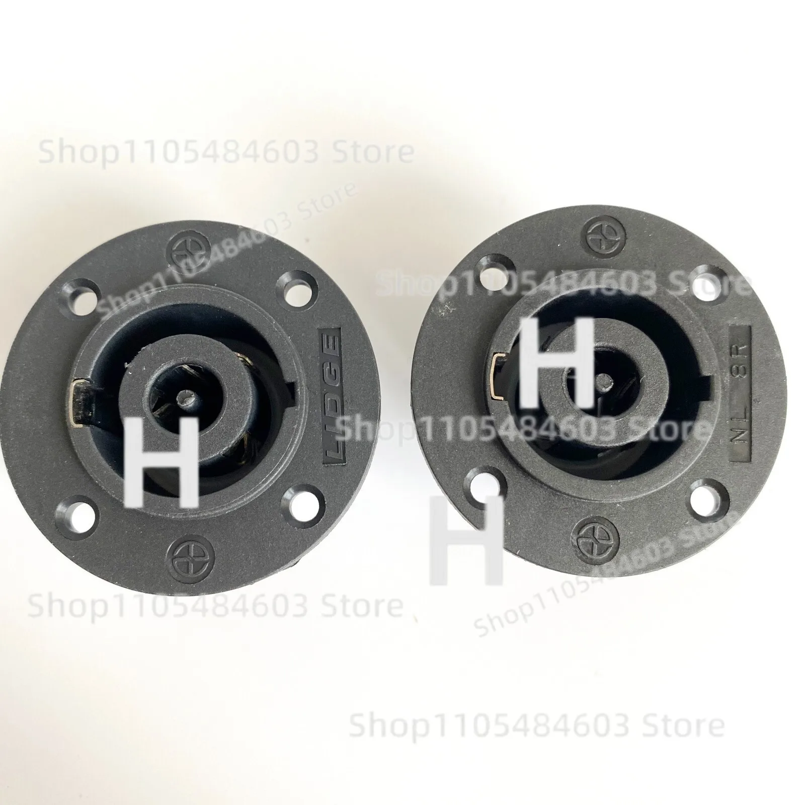 2 Pieces NL8MPR Female 8 Pin SpeakON Connectors Round Configuration 53mm Panel
2 Pieces NL8MPR Female 8 Pin SpeakON Connectors Round Configuration 53mm Panel