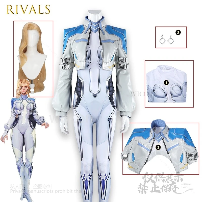 Rivals Cosplay Cos Tandy Bowen Costume Women Game Character Suit Halloween Party UniformTight Bodysuit Light Daggers
Rivals Cosplay Cos Tandy Bowen Costume Women Game Character Suit Halloween Party UniformTight Bodysuit Light Daggers