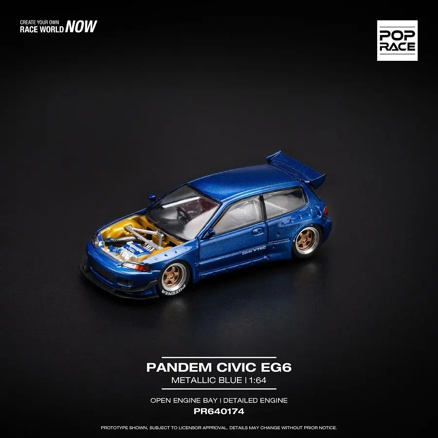 Spot POPRACE1/64 Honda Civic EG6 Blue JDM Modified Cabin Alloy Racing Model
Spot POPRACE1/64 Honda Civic EG6 Blue JDM Modified Cabin Alloy Racing Model