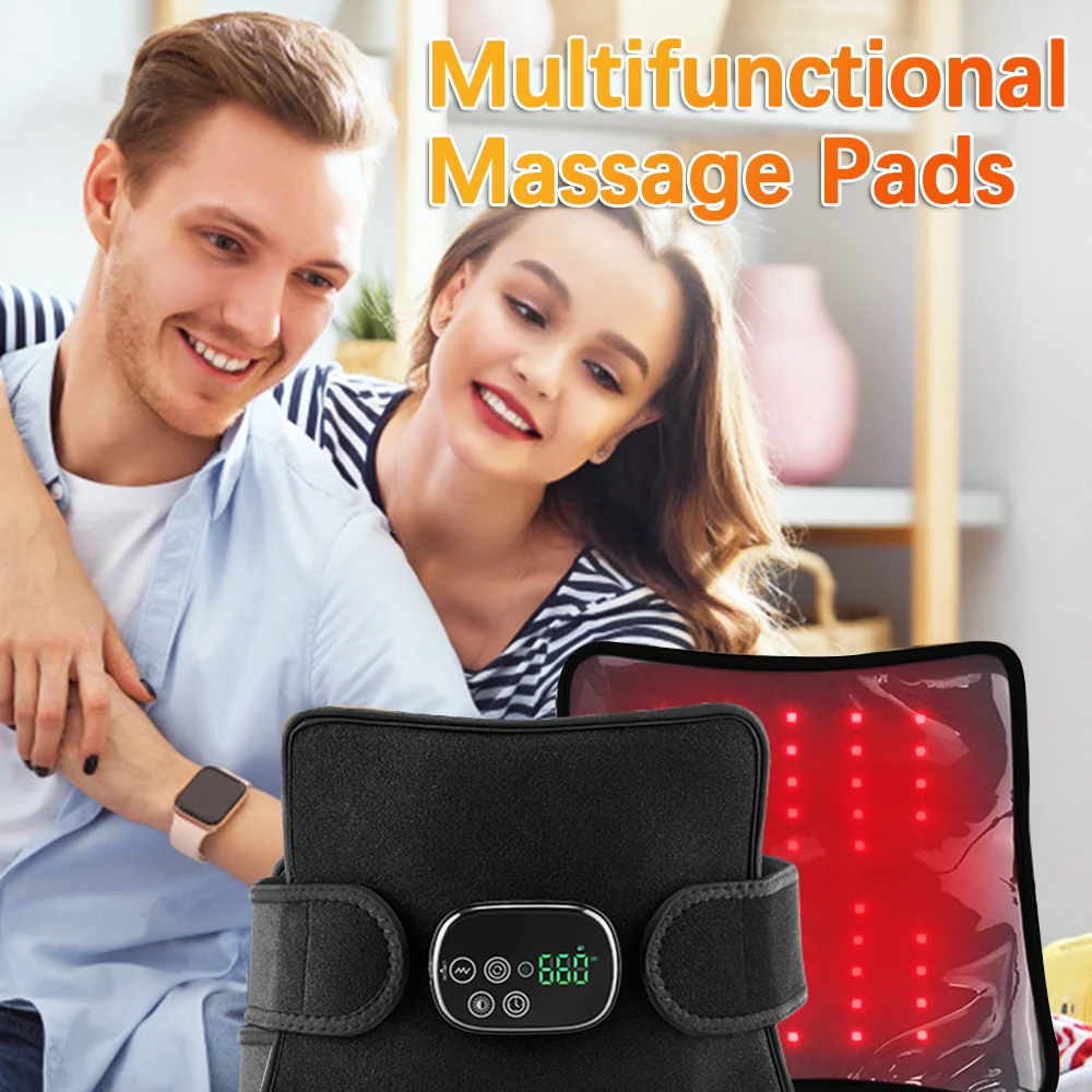 5-in-1 Eletric Waist Massage Belt Multifuntional Vibration Back Shoulder Knee Massager Pad Body Muscles Relax Relief 660nm 850nm
5-in-1 Eletric Waist Massage Belt Multifuntional Vibration Back Shoulder Knee Massager Pad Body Muscles Relax Relief 660nm 850nm