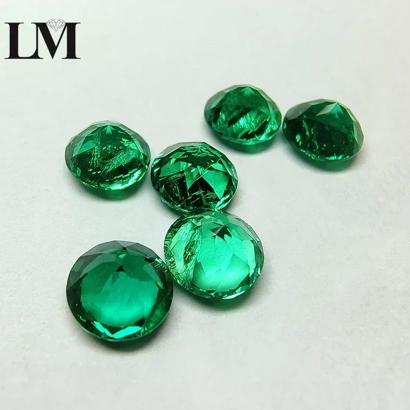NEW Lab Grown Emerald Diamond Round Cut Columbia Emeralds Gemstone Advanced Jewelry Rings Earrings Making With AGL Certificate
NEW Lab Grown Emerald Diamond Round Cut Columbia Emeralds Gemstone Advanced Jewelry Rings Earrings Making With AGL Certificate