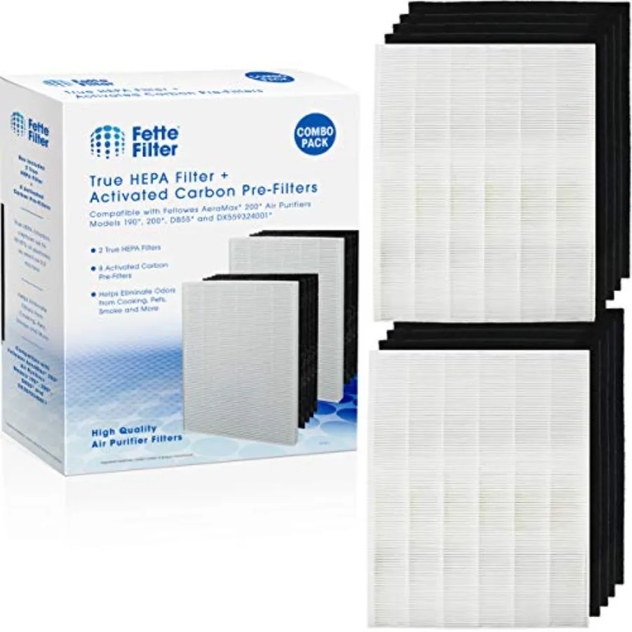 -Premium True Hepa H13 Filter Replacement Compatible with Fellowes AeraMax 190/200/DX55 Air Cleaner Purifiers Part # 9287101 93
-Premium True Hepa H13 Filter Replacement Compatible with Fellowes AeraMax 190/200/DX55 Air Cleaner Purifiers Part # 9287101 93