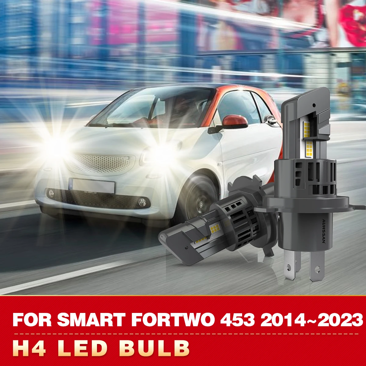 2x H4 Led Canbus Headlight Bulb 24000Lm High Low Beam Fog Light White With Fan Led Super Bright For Smart Fortwo 453 2014~2023
2x H4 Led Canbus Headlight Bulb 24000Lm High Low Beam Fog Light White With Fan Led Super Bright For Smart Fortwo 453 2014~2023