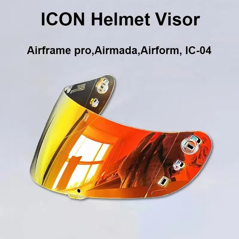 ICON Full Face Helmet Visor Lens Suitable for Casco Moto ICON IC-04 Airframe Pro Airmada Airform Motorcycle Helmet Accessorice
ICON Full Face Helmet Visor Lens Suitable for Casco Moto ICON IC-04 Airframe Pro Airmada Airform Motorcycle Helmet Accessorice