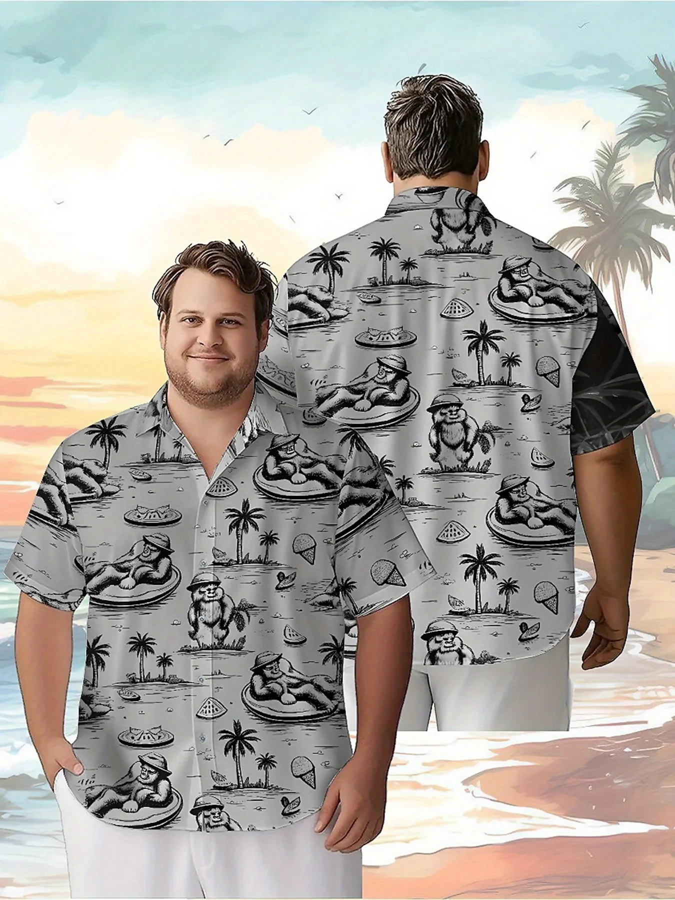 Men's Plus Size Hawaiian ShirtsTropical Beach Vacation Style Printpattern,New in Summer Fashion Tops,Hip Hop Rock Streetwear
Men's Plus Size Hawaiian ShirtsTropical Beach Vacation Style Printpattern,New in Summer Fashion Tops,Hip Hop Rock Streetwear