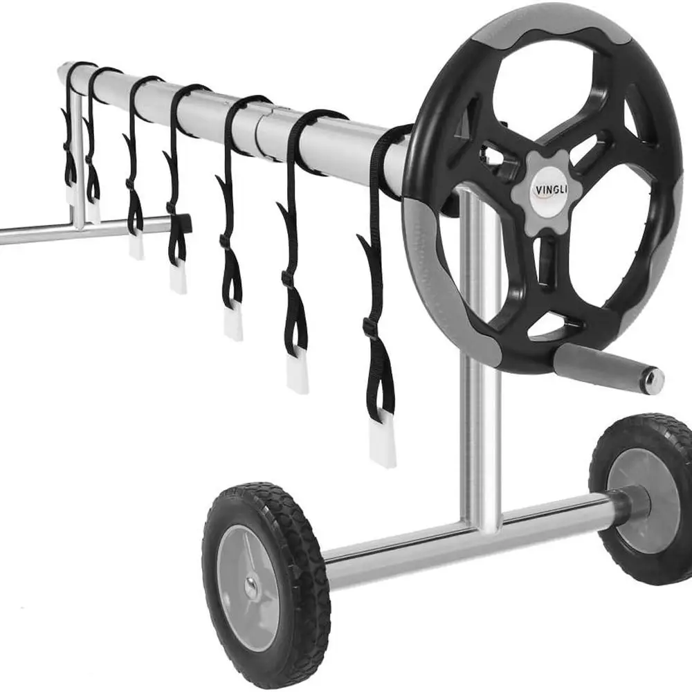 Алюминиевая катушка с солнечной крышкой для бассейнов 18 футов — ролик для солнечной одеяла для открытого бассейна (серый)
Алюминиевая катушка с солнечной крышкой для бассейнов 18 футов — ролик для солнечной одеяла для открытого бассейна (серый)