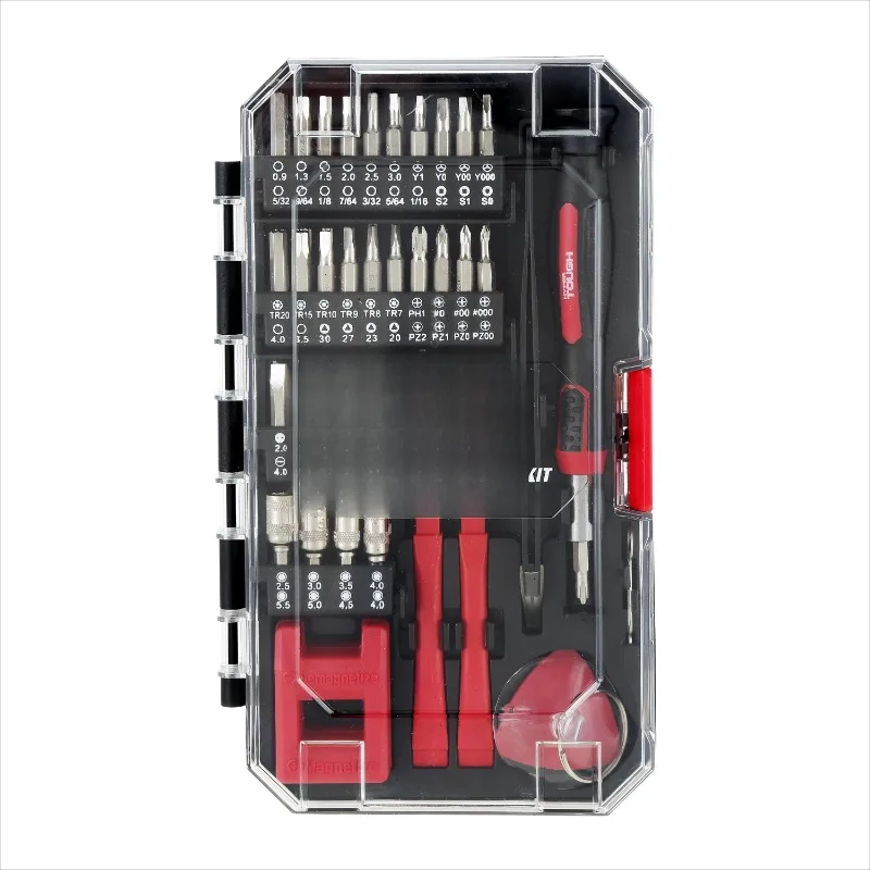 77 Piece Precision Tool Kit with Magnetic Screwdriver, Standard Size Bits, and Case, New Condition,
77 Piece Precision Tool Kit with Magnetic Screwdriver, Standard Size Bits, and Case, New Condition,