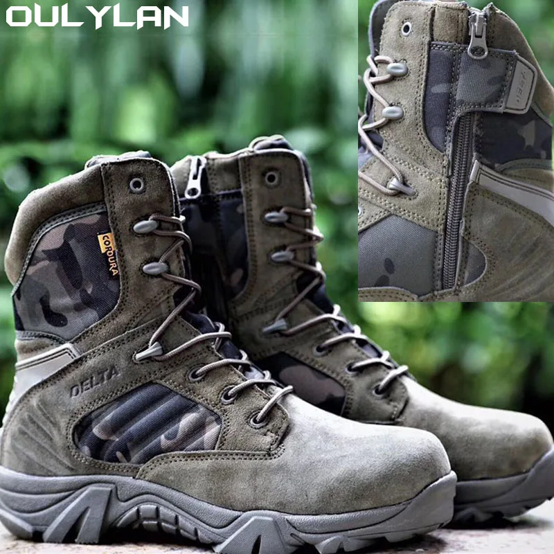 Army Outdoor Camping Combat Boots Leather Camouflage Desert Boots Combat Training Shoes Outdoor Military Hiking Boots Climbing
Army Outdoor Camping Combat Boots Leather Camouflage Desert Boots Combat Training Shoes Outdoor Military Hiking Boots Climbing