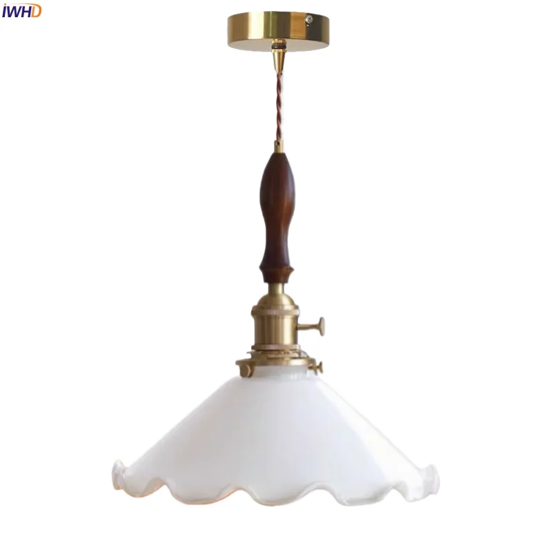 IWHD White Glass LED Hanging Lamp For Living Room Lighting Children's Room Restaurant French Vintage Pendant Lights Hanglamp
IWHD White Glass LED Hanging Lamp For Living Room Lighting Children's Room Restaurant French Vintage Pendant Lights Hanglamp