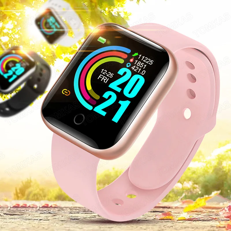 Y68 Smart Watch Men's and Women's Smart Watch Wrist Sports Watch Wristband Tracker Heart Rate Blood Pressure Sports Watch
Y68 Smart Watch Men's and Women's Smart Watch Wrist Sports Watch Wristband Tracker Heart Rate Blood Pressure Sports Watch