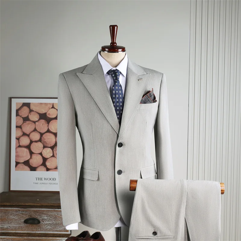 Slimming and High-end Business Suit Men's Set Light Luxury Anti-wrinkle Professional Suit Men's Set Fashionable Urban Commuting
Slimming and High-end Business Suit Men's Set Light Luxury Anti-wrinkle Professional Suit Men's Set Fashionable Urban Commuting