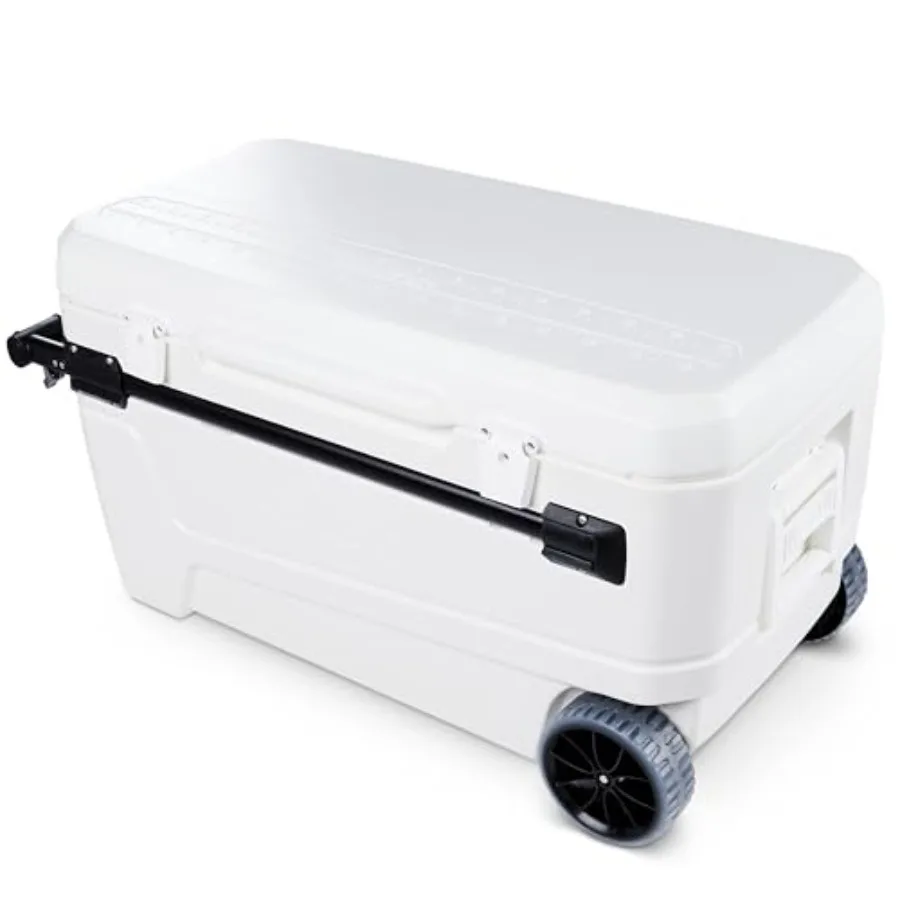 Maxcold Glide 110Qt Wheeled Cooler Insulated Hard Shell Ice Chest
Maxcold Glide 110Qt Wheeled Cooler Insulated Hard Shell Ice Chest