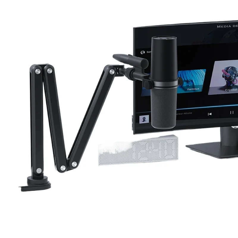 Microphone Microphone Cantilever Stand Desktop Universal Rotation Folding Lifting Live Recording Karaoke Condenser Microphone
Microphone Microphone Cantilever Stand Desktop Universal Rotation Folding Lifting Live Recording Karaoke Condenser Microphone