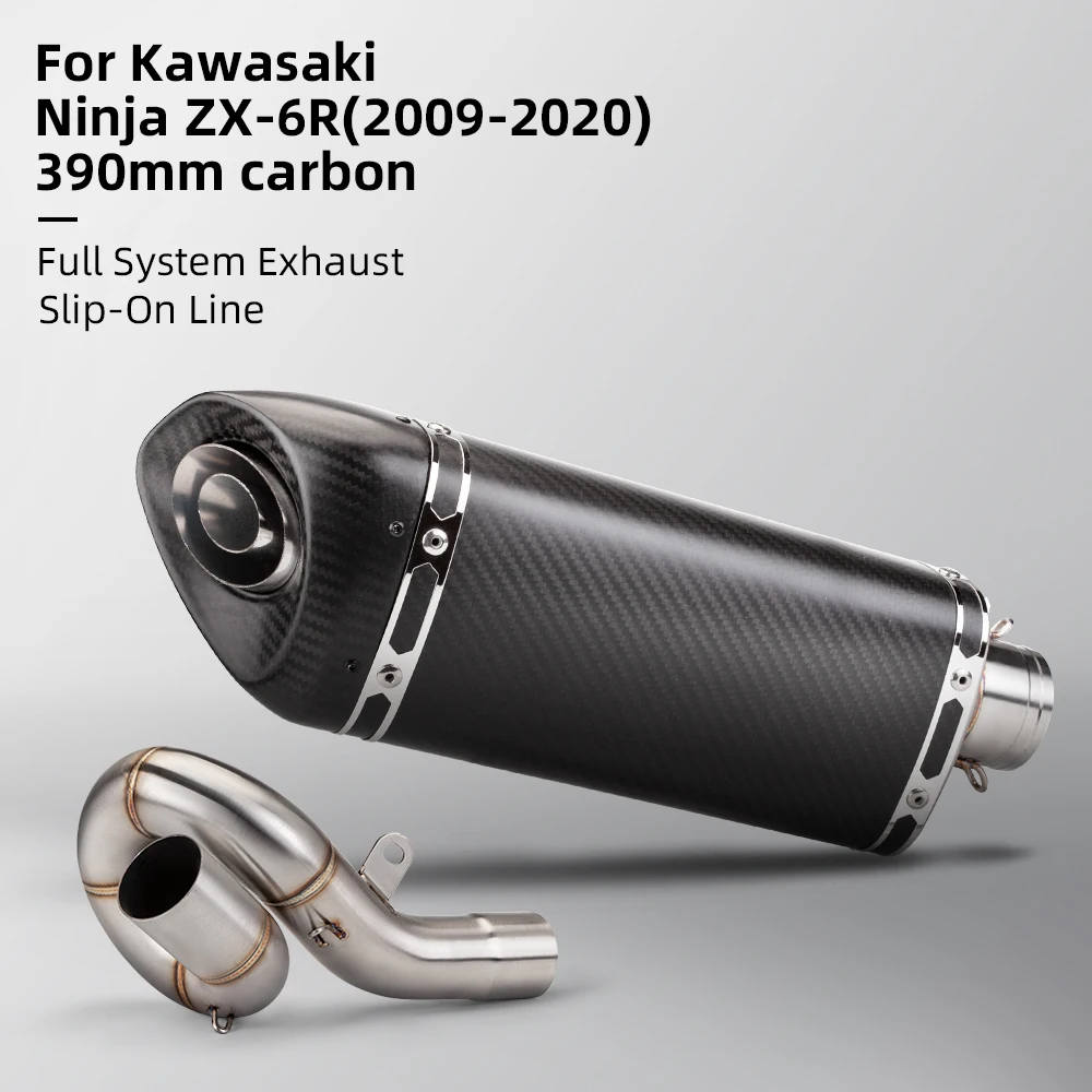 For Ninja ZX6R 2009-2020 Motorcycle Exhaust Roundabout Middle Link Pipe with Escape System Modified Tail Tube Muffler
For Ninja ZX6R 2009-2020 Motorcycle Exhaust Roundabout Middle Link Pipe with Escape System Modified Tail Tube Muffler