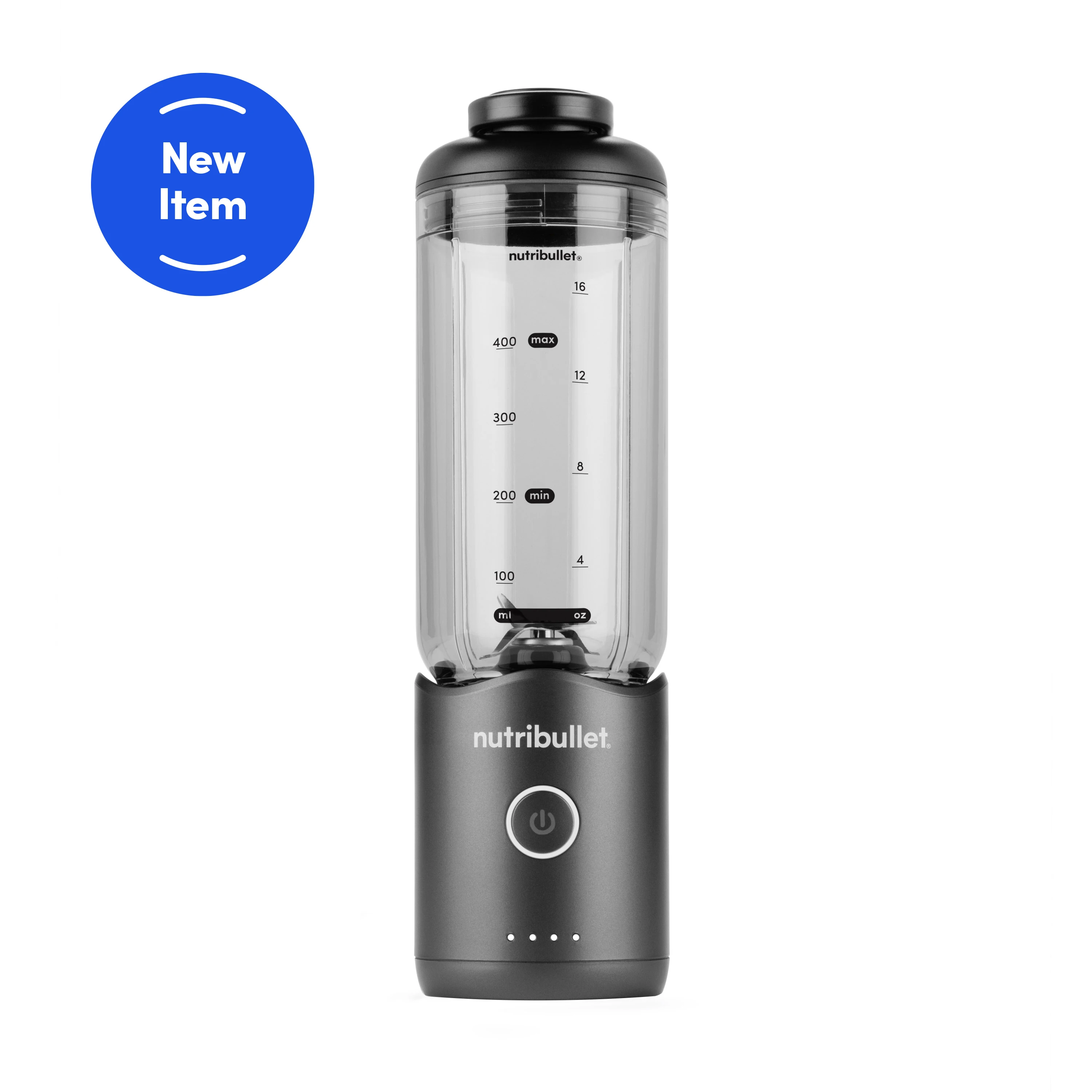 Flex portable blender NBPB10200 gunmetal 20oz compact rechargeable smoothie maker for travel gym office
Flex portable blender NBPB10200 gunmetal 20oz compact rechargeable smoothie maker for travel gym office