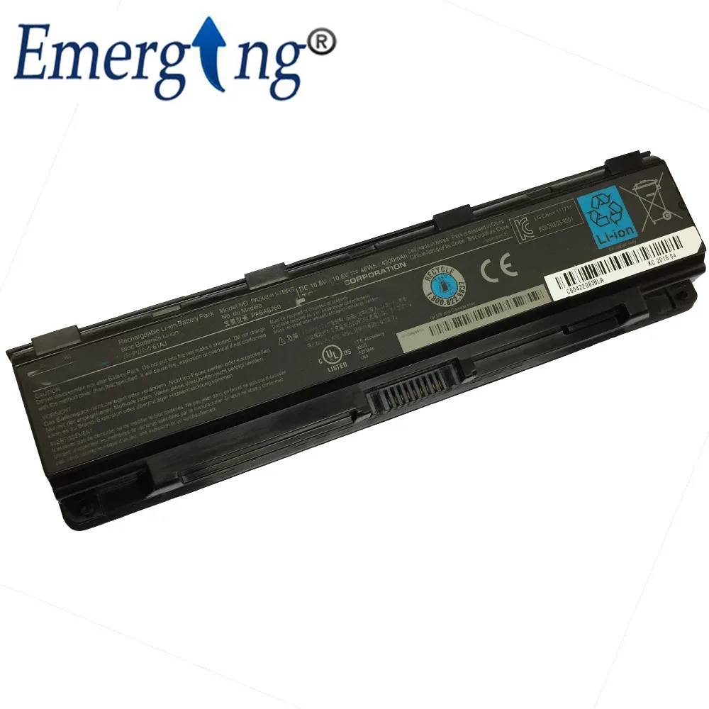PA5024U PA5024-1BRS Laptop Battery for Toshiba Satellite C855D C55 C50 L800 L830 PABAS260 10.8V 48Wh
PA5024U PA5024-1BRS Laptop Battery for Toshiba Satellite C855D C55 C50 L800 L830 PABAS260 10.8V 48Wh