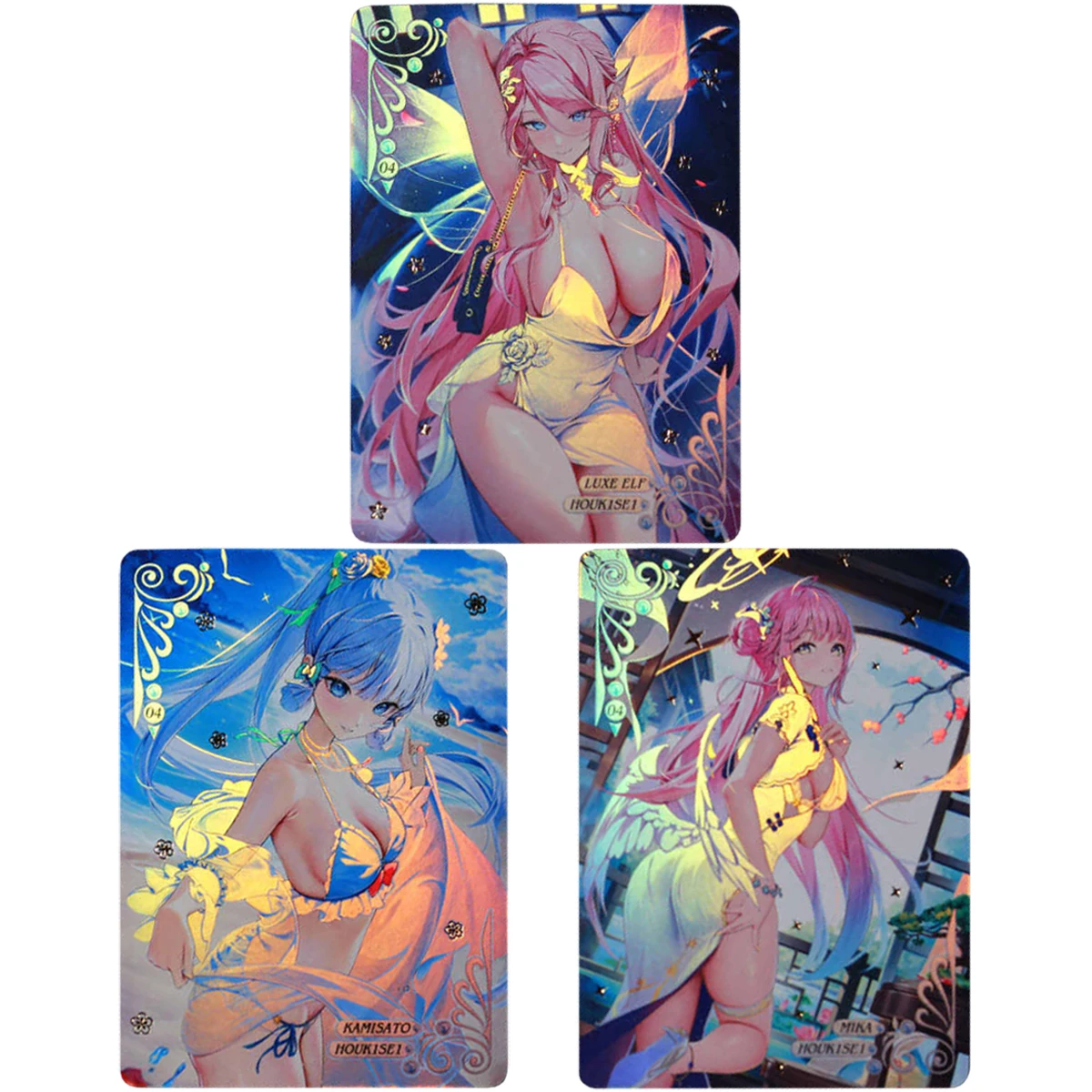 3Pcs/set Genshin Kamisato Ayaka Flash Card Blue Archive Diy Self Made Classic Game Anime Collection Card Gift Toy
3Pcs/set Genshin Kamisato Ayaka Flash Card Blue Archive Diy Self Made Classic Game Anime Collection Card Gift Toy