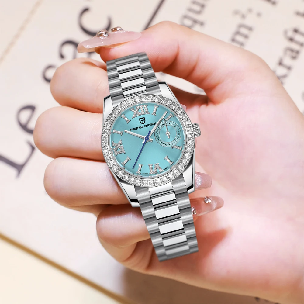 PAGANI DESIGN Luxury Elegant Watch for Women Waterproof Luminous Date Ladies Watch Stainless Steel Quartz Women Watch Girl Reloj
PAGANI DESIGN Luxury Elegant Watch for Women Waterproof Luminous Date Ladies Watch Stainless Steel Quartz Women Watch Girl Reloj