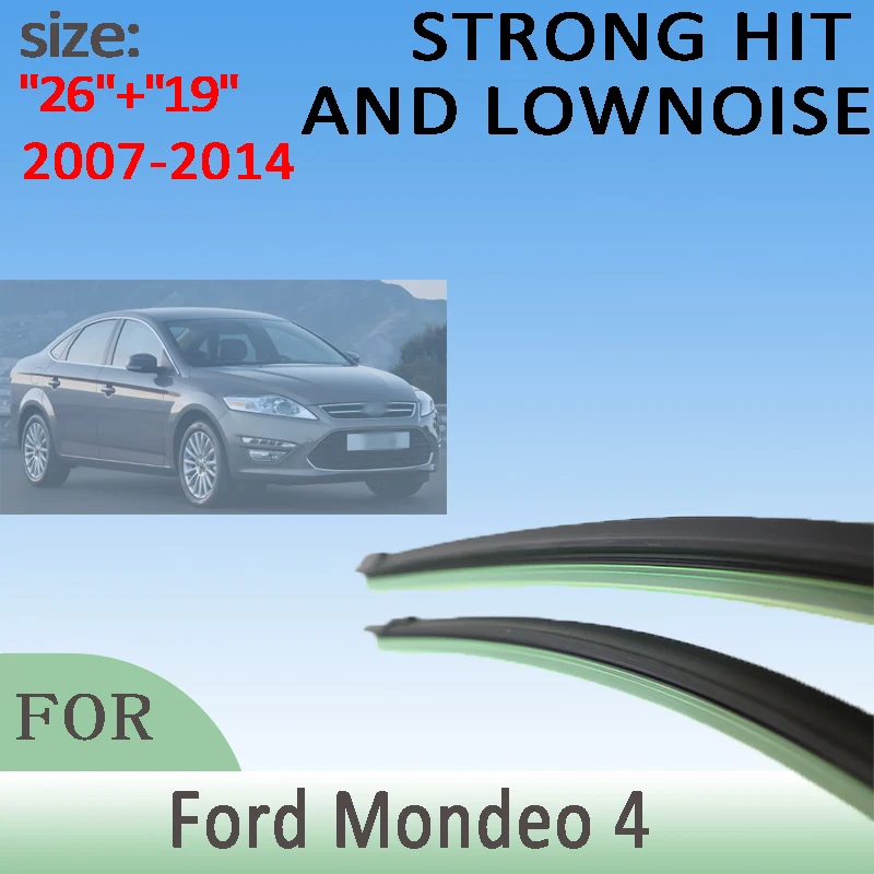 Wiper Front Wiper Blades For Ford Mondeo 4 2007 2008 2009 2010 2011 2012 2013 2014 Windshield Windscreen Front Window 26"+19"
Wiper Front Wiper Blades For Ford Mondeo 4 2007 2008 2009 2010 2011 2012 2013 2014 Windshield Windscreen Front Window 26"+19"