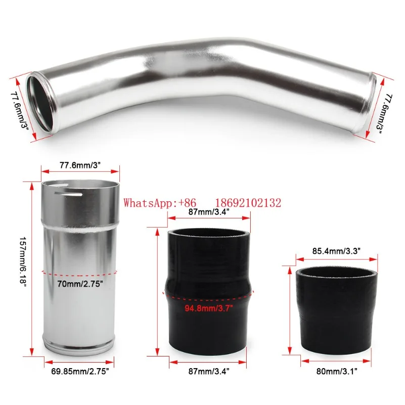 Intercooling Tube Set for 11-16 6.7L BC3Z6F073A BC3Z6F 073B
Intercooling Tube Set for 11-16 6.7L BC3Z6F073A BC3Z6F 073B