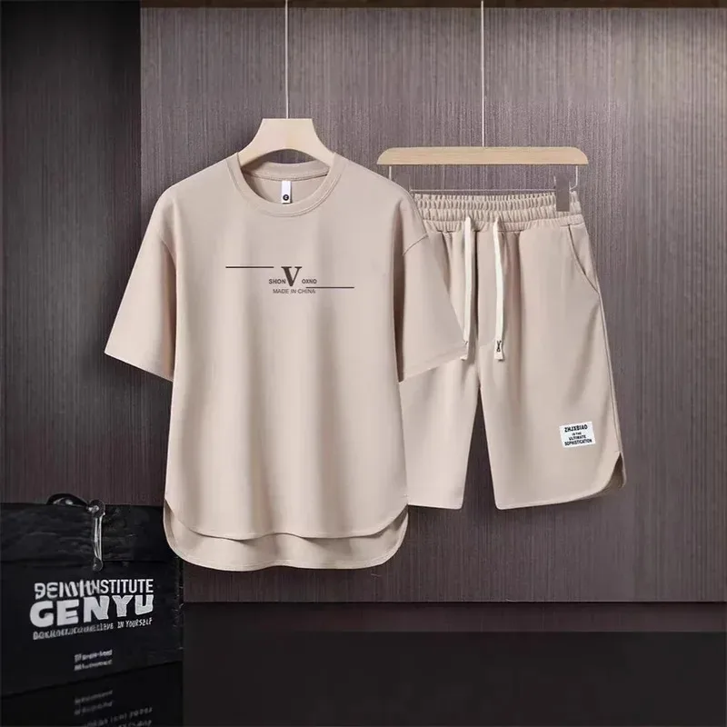Summer Men's Casual Loose Fit Short Sleeve Quick Dry Shirt And Pants Set Stylish And Comfortable Lightweight Travel Wear
Summer Men's Casual Loose Fit Short Sleeve Quick Dry Shirt And Pants Set Stylish And Comfortable Lightweight Travel Wear