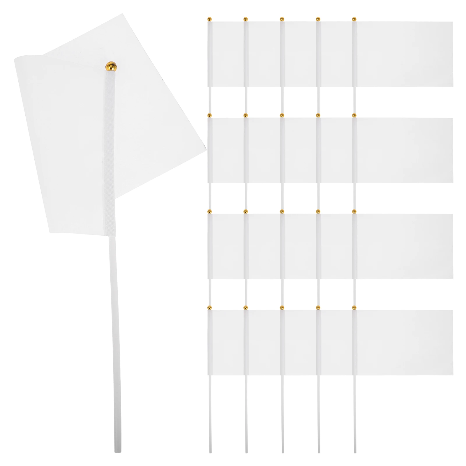 48pcs White Hand Crank Flags Sticks Durable Racing Banner Waving Car Fans Football Supporters Events Commemorative
48pcs White Hand Crank Flags Sticks Durable Racing Banner Waving Car Fans Football Supporters Events Commemorative