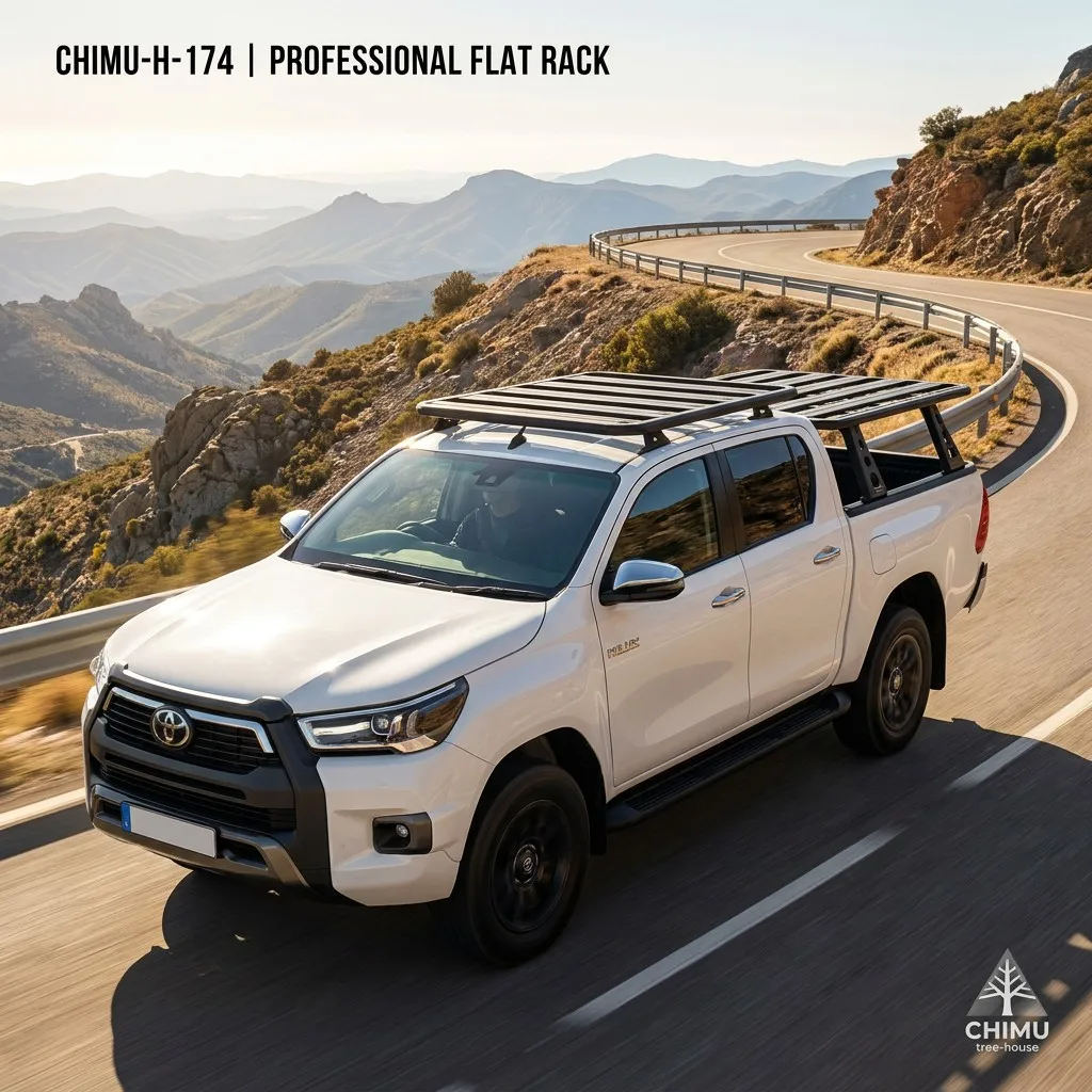 【CHIMU HOME】 for Hilux Revo Vigo Aluminum Roof Rack Platform Flat Cargo Basket Reinforced 4x4 Decor
【CHIMU HOME】 for Hilux Revo Vigo Aluminum Roof Rack Platform Flat Cargo Basket Reinforced 4x4 Decor