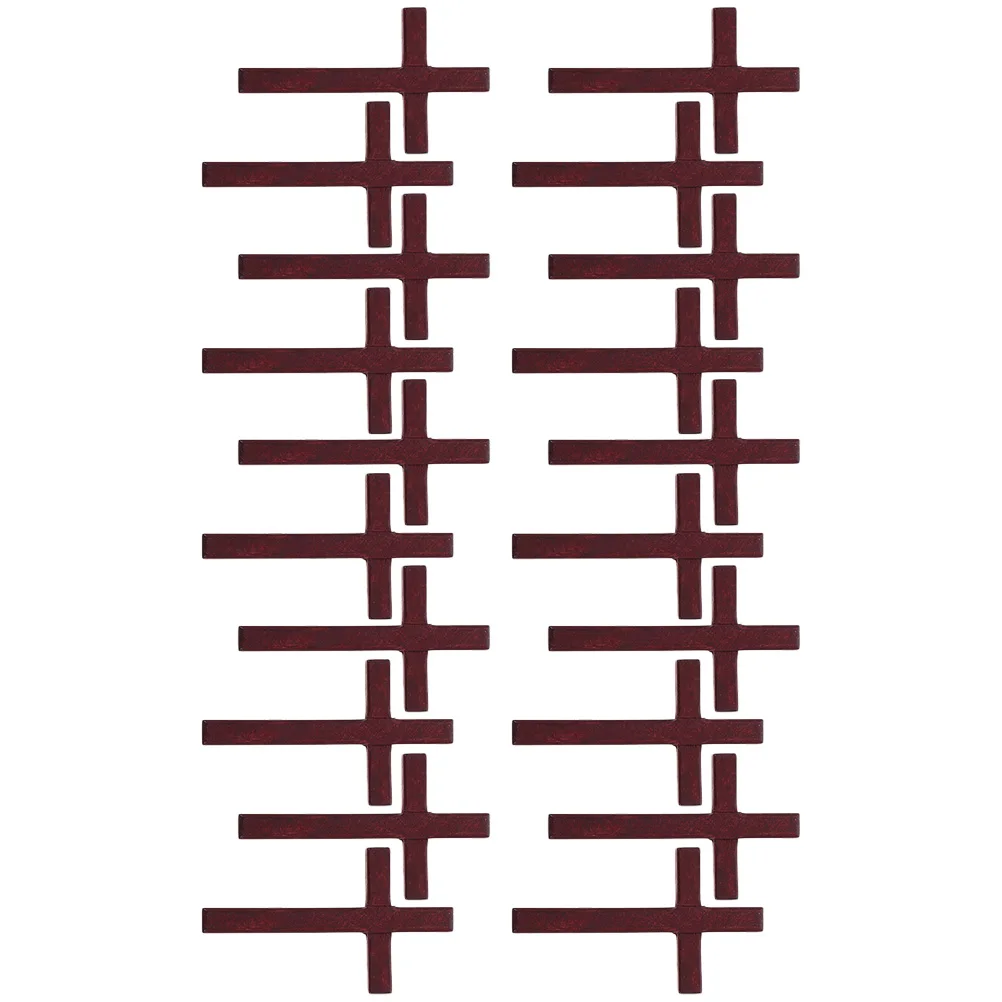 20Pcs Desktop Cross Decor Hand Wooden Crosses Small Pocket Crosses for Religious Belief Expression Catholicism Wooden Cross
20Pcs Desktop Cross Decor Hand Wooden Crosses Small Pocket Crosses for Religious Belief Expression Catholicism Wooden Cross