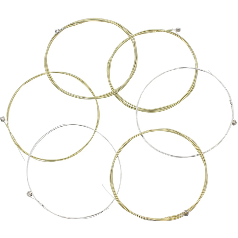 6pcs Folk Acoustic Steel Replacement Metal Strings Set For Folk Accessories Guitar Parts Acoustic Guitar Strings Set
6pcs Folk Acoustic Steel Replacement Metal Strings Set For Folk Accessories Guitar Parts Acoustic Guitar Strings Set