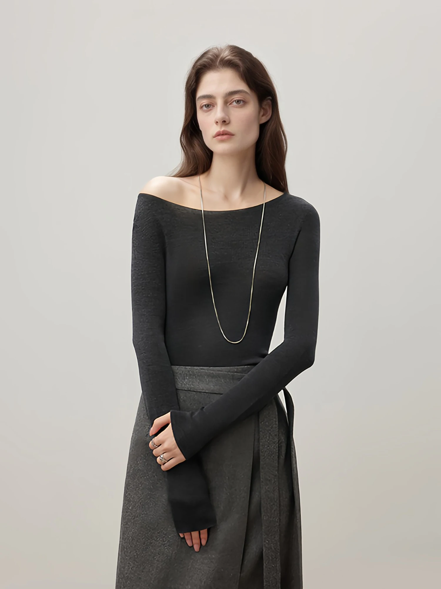 Ultrine Merino 20S Knitted Pure Color Long Sve One-oulder mat Sle Women's Woolen Sweater Soft Warm Daily Wear
Ultrine Merino 20S Knitted Pure Color Long Sve One-oulder mat Sle Women's Woolen Sweater Soft Warm Daily Wear