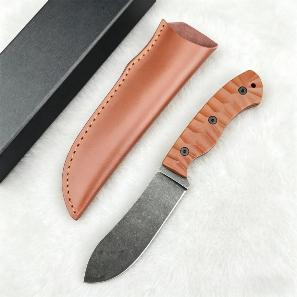 JG5 Fixed Blade Knife D2 Blade G10 Handle EDC Outdoor Camping Hunting Cutting Survival Tool with Sheath for Everyday Carry
JG5 Fixed Blade Knife D2 Blade G10 Handle EDC Outdoor Camping Hunting Cutting Survival Tool with Sheath for Everyday Carry