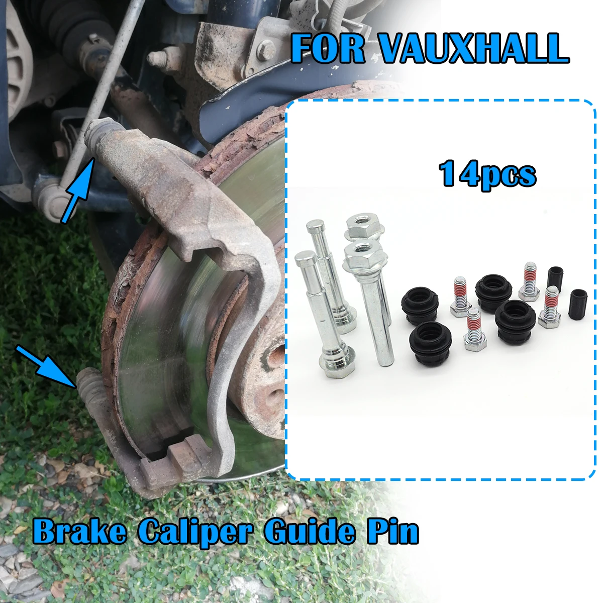 14pcs Brake Caliper Cylinder Slider Guide Pin FOR VAUXHALL ASTRA K CORSA E INSIGNIA For Disc Housing Bolts Bushing Boot Seal Kit
14pcs Brake Caliper Cylinder Slider Guide Pin FOR VAUXHALL ASTRA K CORSA E INSIGNIA For Disc Housing Bolts Bushing Boot Seal Kit