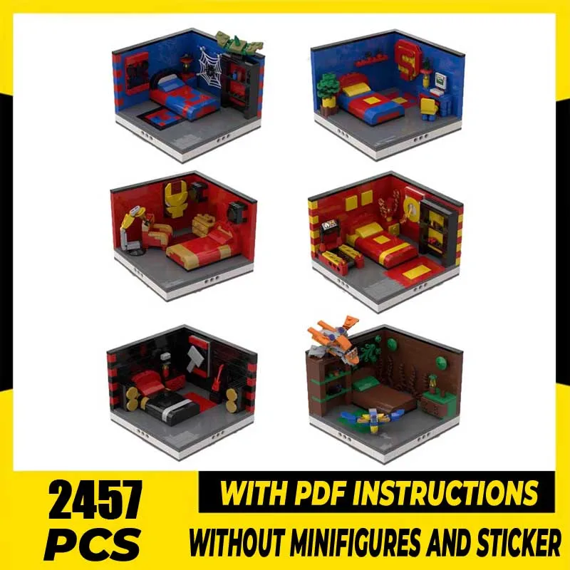 Популярная серия фильмов Moc Building Blocks Hero Room Design 1-7 Модель Технология Кирпичи Знаменитая раence DIY Сборка Набор игрушек Подарки
Популярная серия фильмов Moc Building Blocks Hero Room Design 1-7 Модель Технология Кирпичи Знаменитая раence DIY Сборка Набор игрушек Подарки