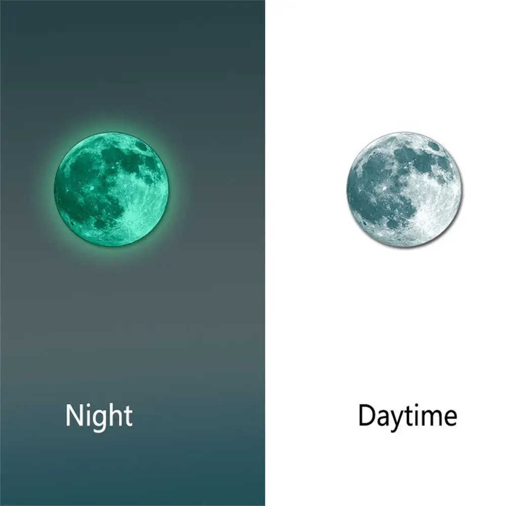 3D Fluorescent Moon Earth Sticker 5*5cm Glow In The Dark Sticker Kid Room Ceiling Decor Luminous Wall-sticker Laptop Book Decor
3D Fluorescent Moon Earth Sticker 5*5cm Glow In The Dark Sticker Kid Room Ceiling Decor Luminous Wall-sticker Laptop Book Decor