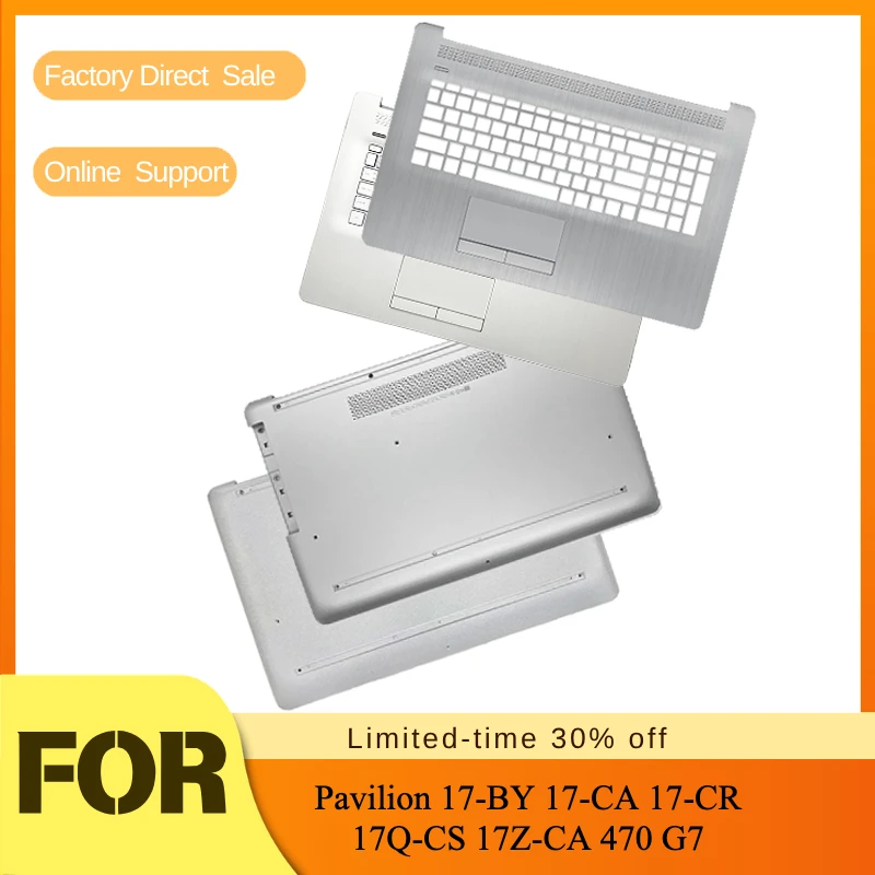 Palmrest Upper Cover / Bottom Lower Case / Top Shell Silver For HP Pavilion 17-BY 17-CA 17-CR 17Q-CS 17Z-CA 470 G7
Palmrest Upper Cover / Bottom Lower Case / Top Shell Silver For HP Pavilion 17-BY 17-CA 17-CR 17Q-CS 17Z-CA 470 G7