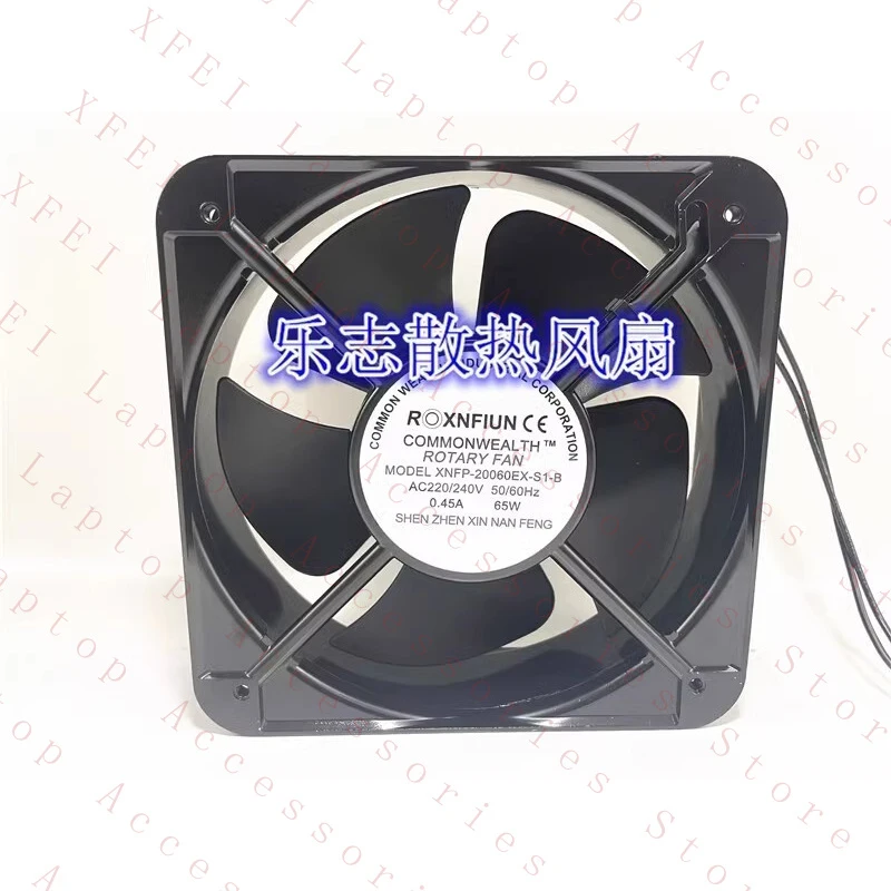 D FOR ROXNFIUN XNFP-20060EX-S1-B 220V 0.45A 65W 20cm Cooling Fan
D FOR ROXNFIUN XNFP-20060EX-S1-B 220V 0.45A 65W 20cm Cooling Fan